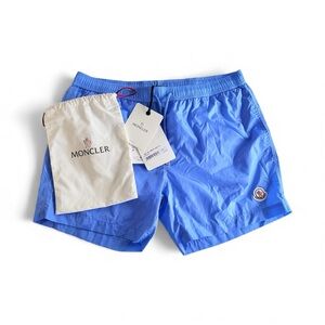 Moncler Blue Swim Trunks NWT! $410 RETAIL